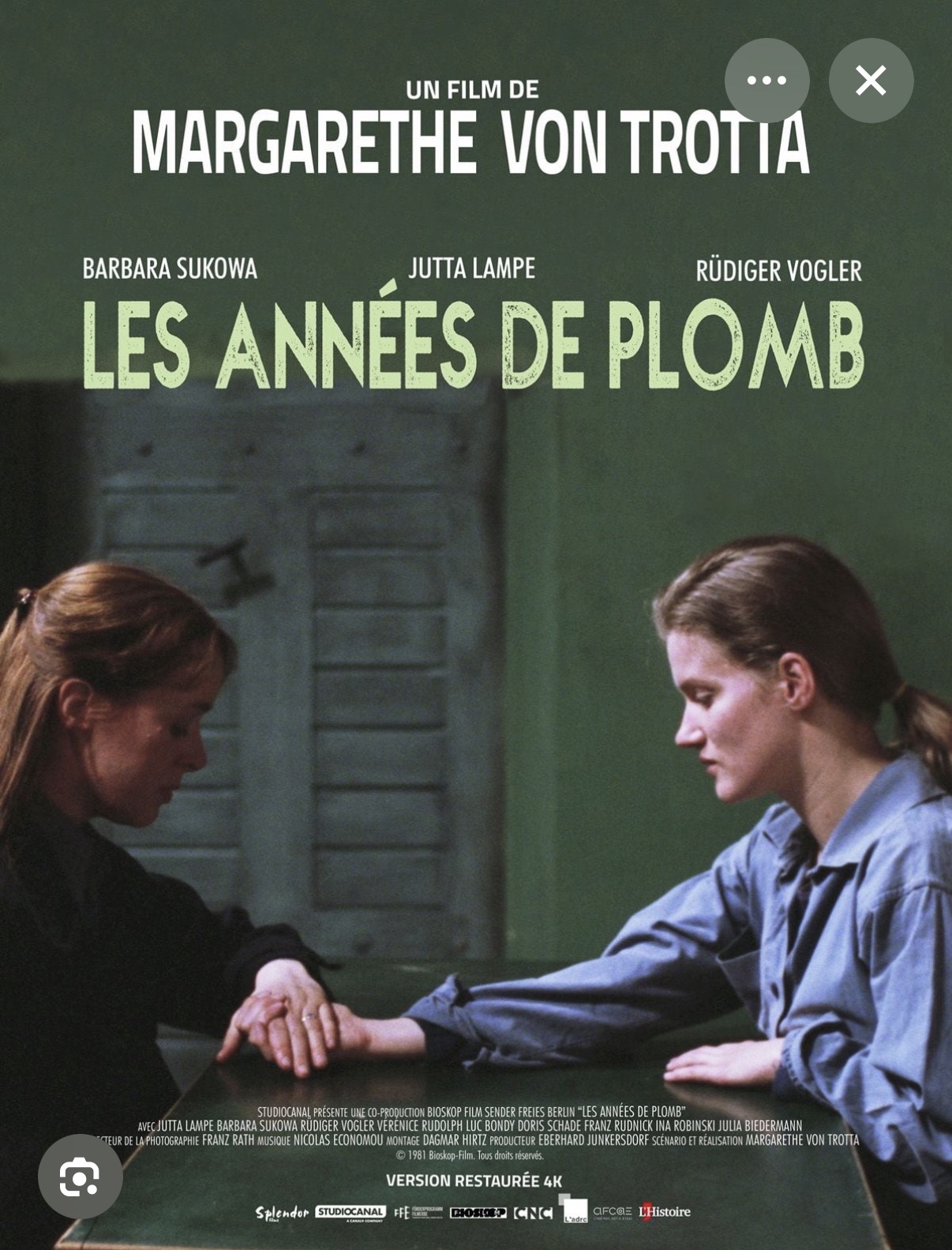LES ANNEES DE PLOMB, Margarethe von Trotta 1981, Barbara Sukowa (histoire terrorisme)@@@.jpg
